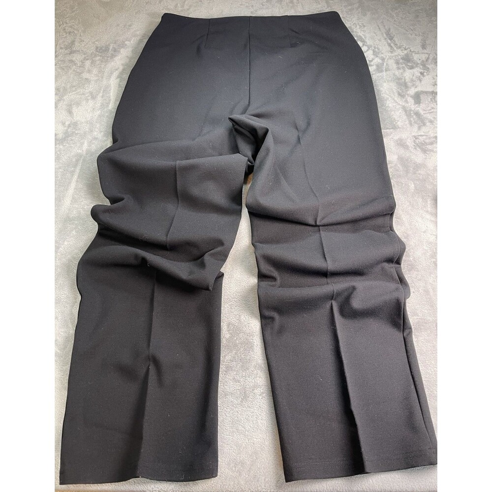 Caslon NWOT womens black side zip relaxed leg trouser pants XL (14W) luxury USA